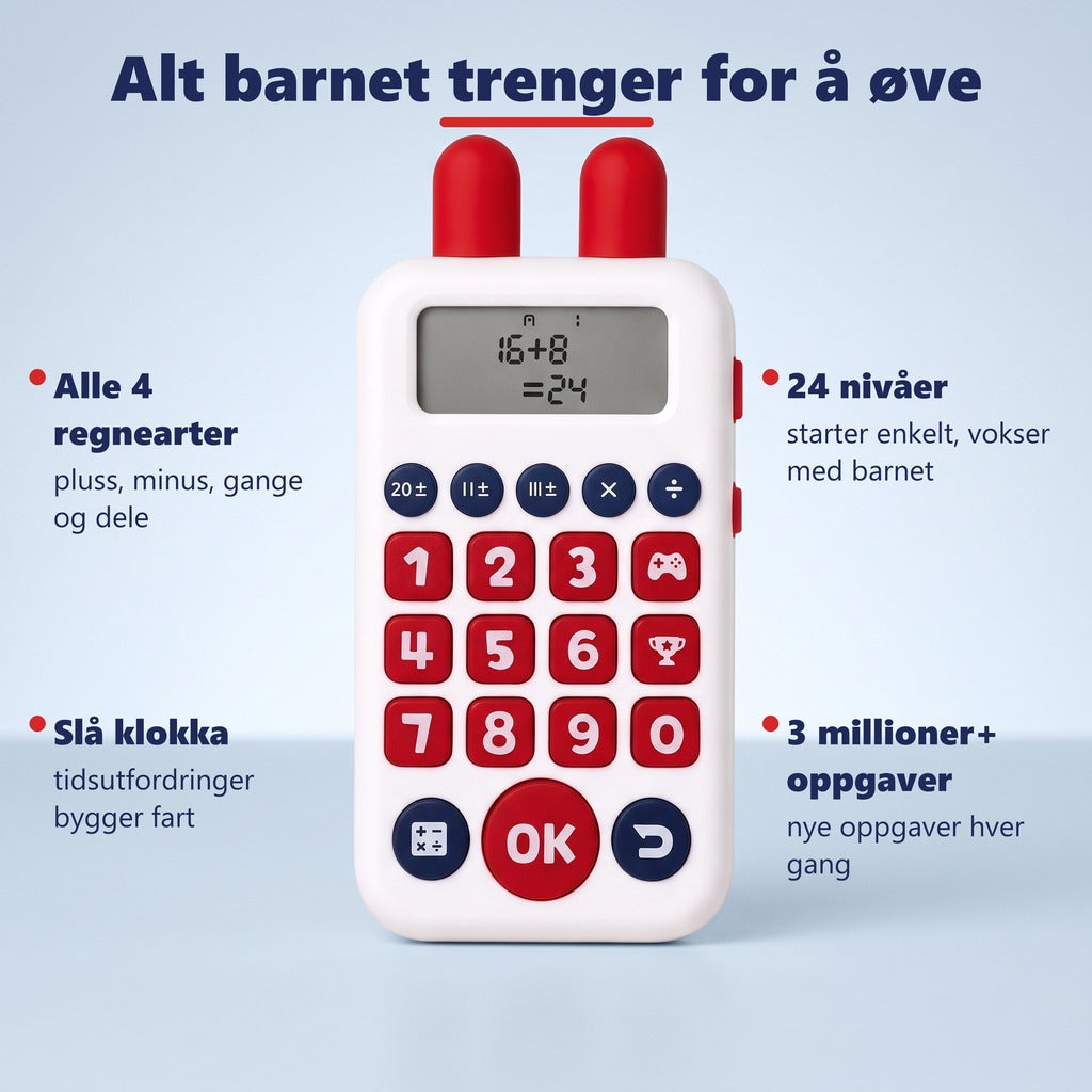 Alt barnet trenger for å øve